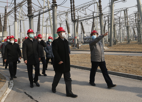毛偉明到國網(wǎng)冀北電力調(diào)研指導(dǎo)疫情防控、慰問一線干部員工