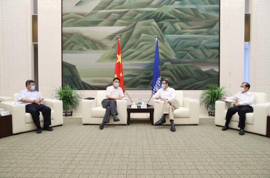 錢智民、江毅會見青海省委副書記、省長劉寧