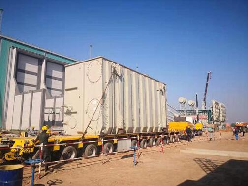 穿越1300公里，默拉直流項(xiàng)目重大件設(shè)備運(yùn)輸成功完成