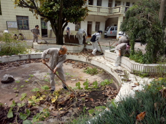 國家能源集團大寨發(fā)電分公司開展清除雜草美化環(huán)境義務勞動