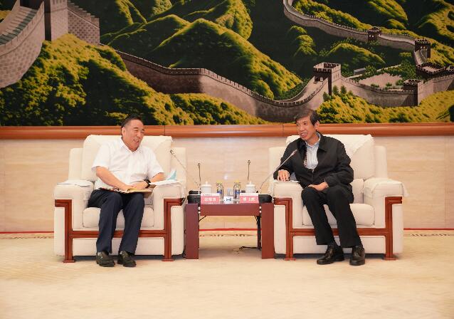 宋海良、孫洪水與大唐集團(tuán)董事長(zhǎng)陳飛虎座談