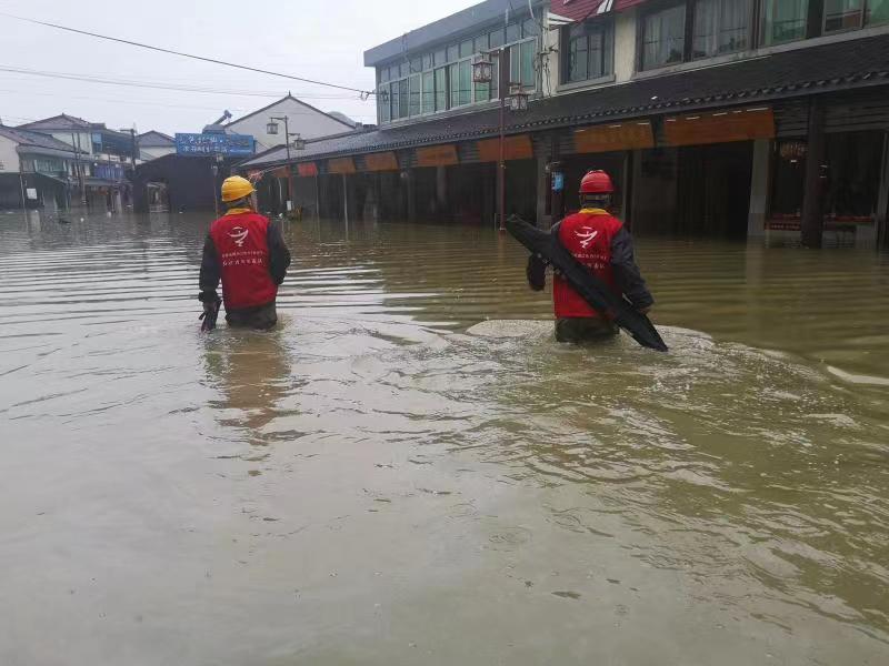 戰(zhàn)“煙花”，國網(wǎng)浙江寧波余姚市供電公司紀委筑牢抗臺“防風墻”