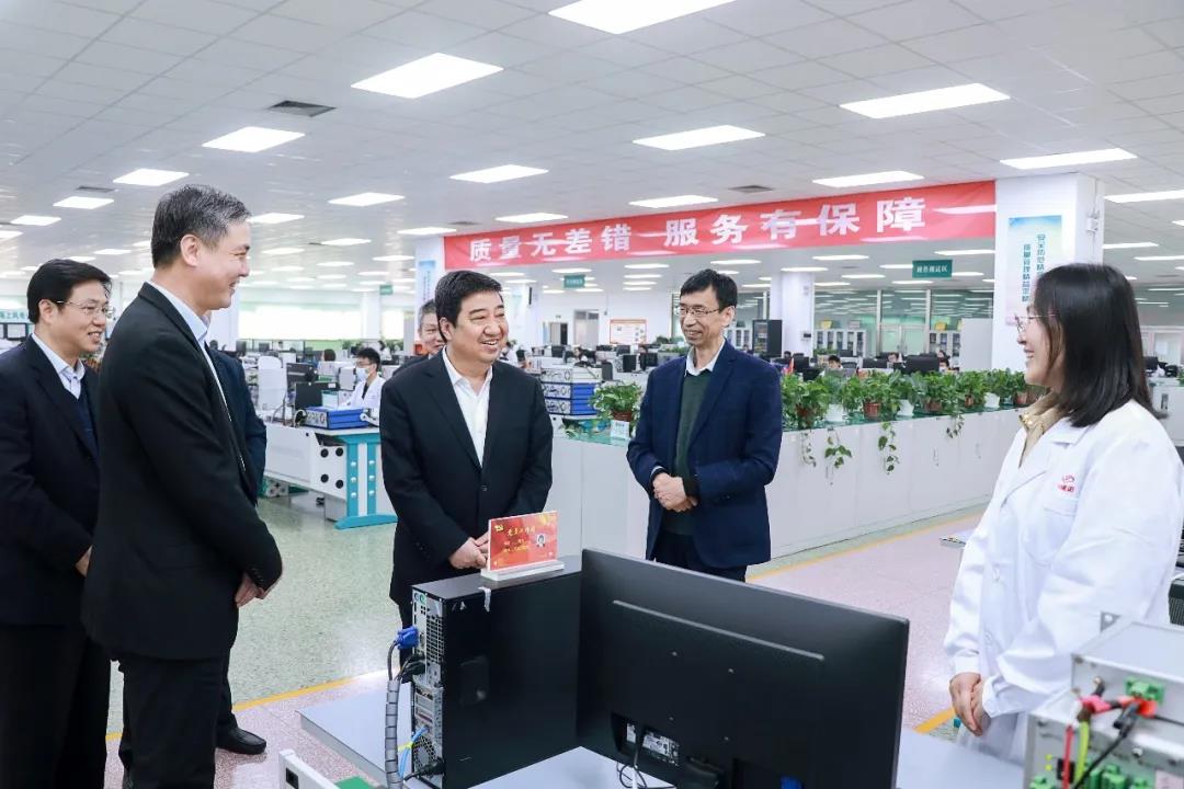 中國電氣裝備集團董事長調(diào)研平高許繼山東電工，提出要求…