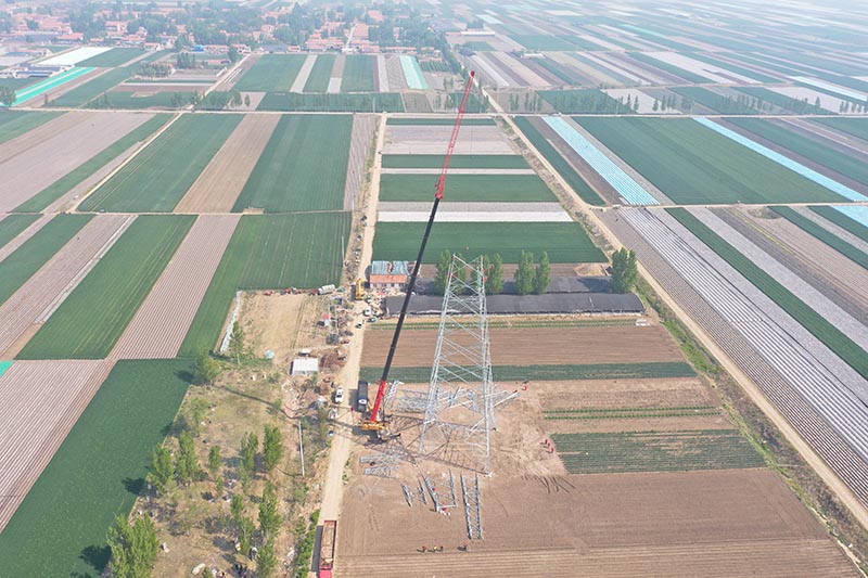 山東沭河～智圣500千伏線(xiàn)路工程竣工投運(yùn)