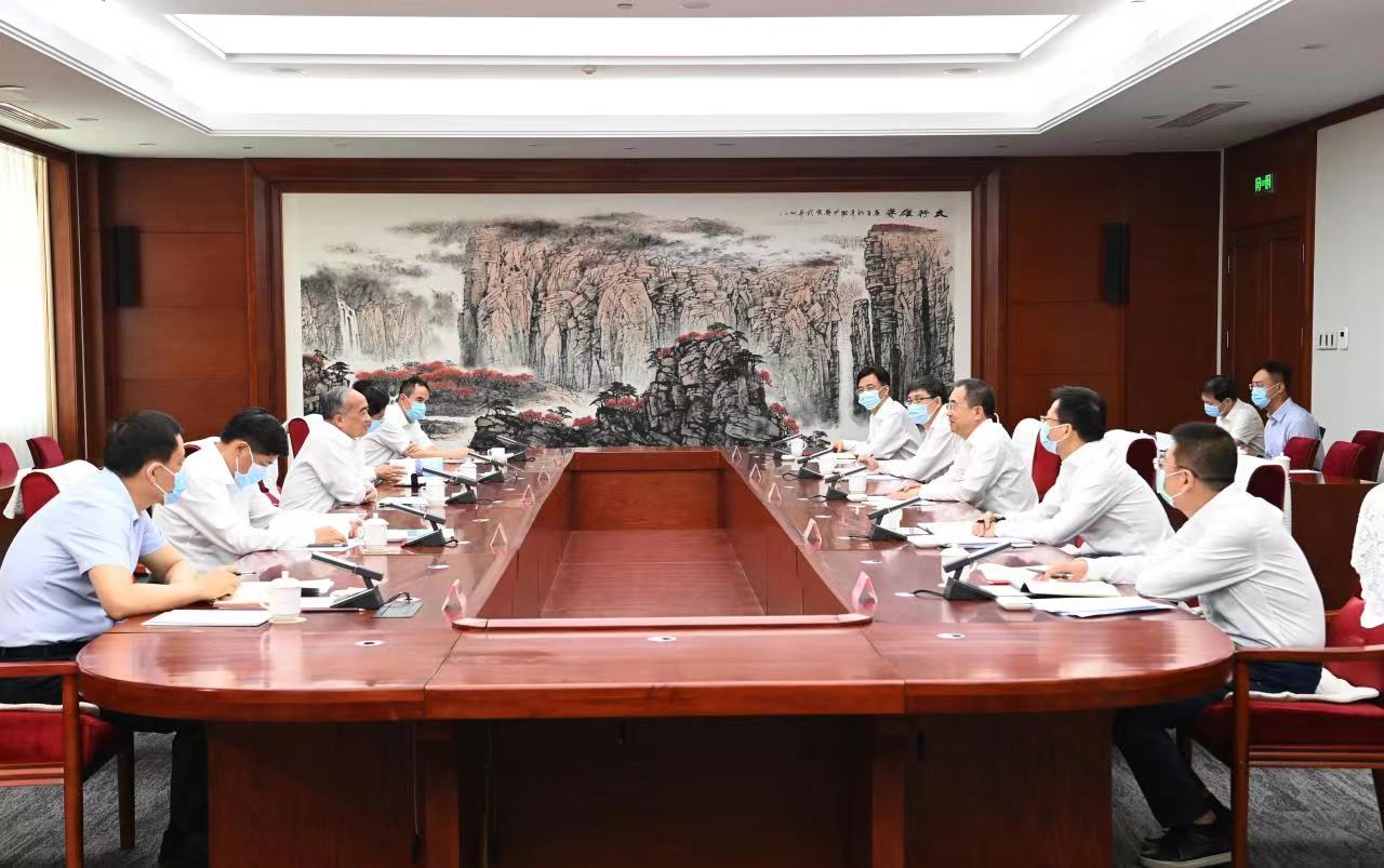 鄒磊拜會山西省委書記、省人大常委會主任林武