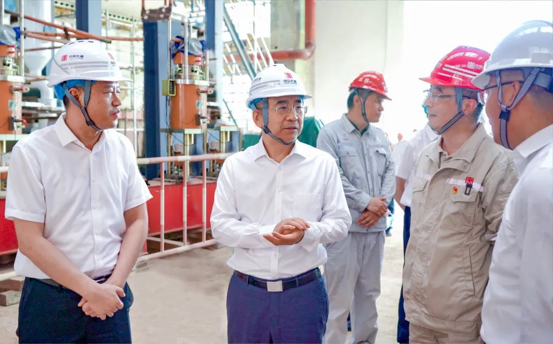 鄒磊拜會(huì)海南省省長(zhǎng)馮飛并到大唐?？跉怆婍?xiàng)目現(xiàn)場(chǎng)調(diào)研慰問(wèn)