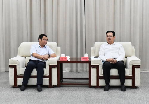 劉源拜會河北省委常委、副省長，雄安新區(qū)黨工委書記、管委會主任張國華