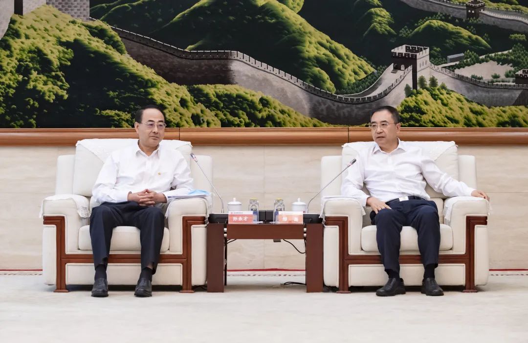 鄒磊會(huì)見中國中車黨委書記、董事長孫永才