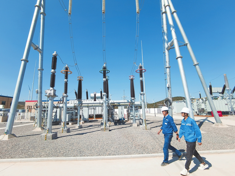 山西陽泉平定二期風電項目并網(wǎng)發(fā)電