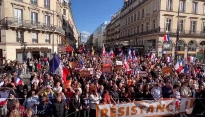 能源危機、高通脹令德法面臨“持續(xù)動蕩”危機，抗議罷工不斷上演