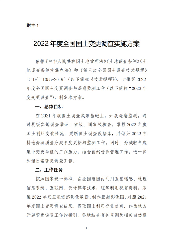 自然資源部：?jiǎn)?dòng)2022年全國(guó)國(guó)土變更調(diào)查，梳理占用耕地情況