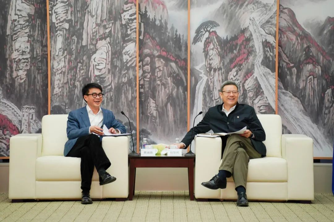 國家電投黨組書記、董事長錢智民會見申能集團(tuán)黨委書記、董事長黃迪南