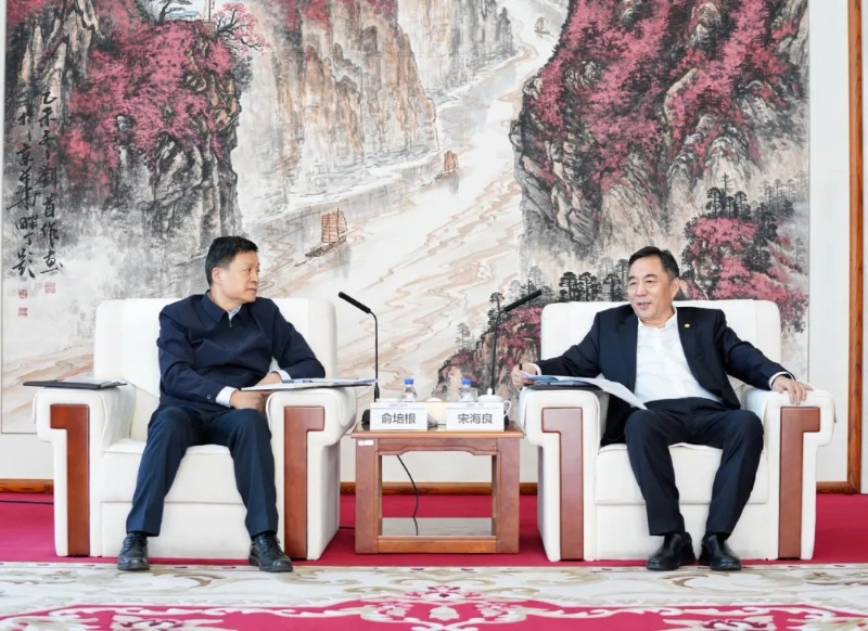 中國能建黨委書記、董事長宋海良與東方電氣集團(tuán)黨組書記、董事長俞培根會談