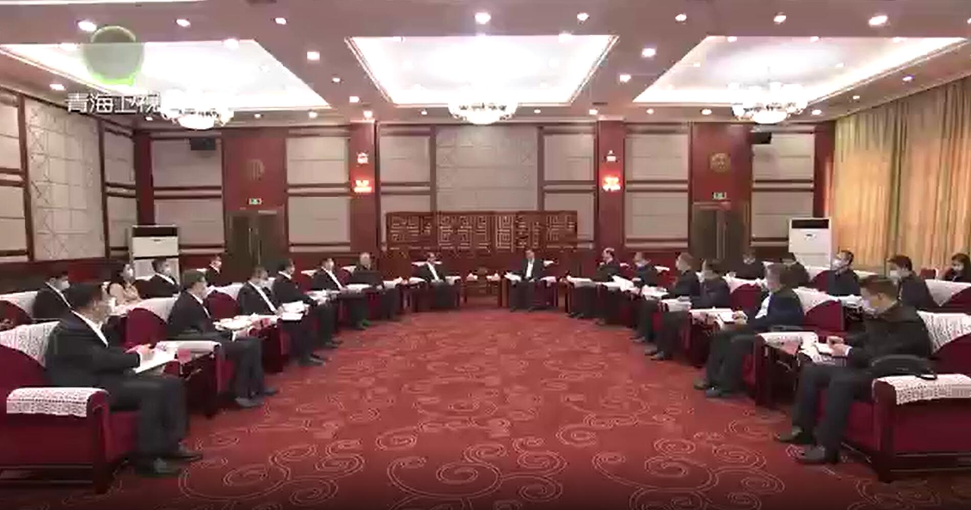 華電集團黨組書記江毅、黨組副書記葉向東拜會青海省委書記陳剛、省長吳曉軍