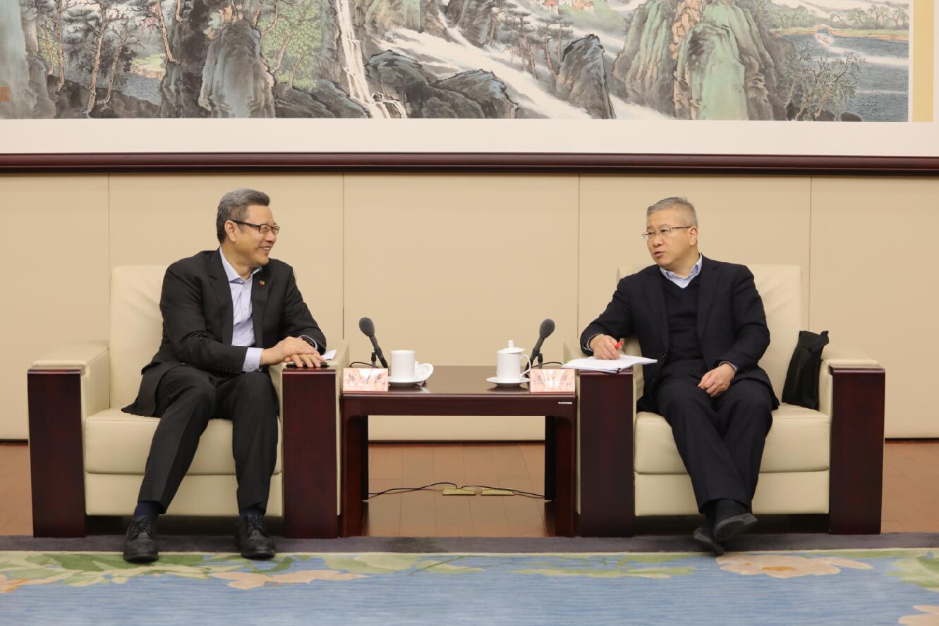 國家電投黨組書記、董事長錢智民拜會浙江省委常委、常務(wù)副省長徐文光