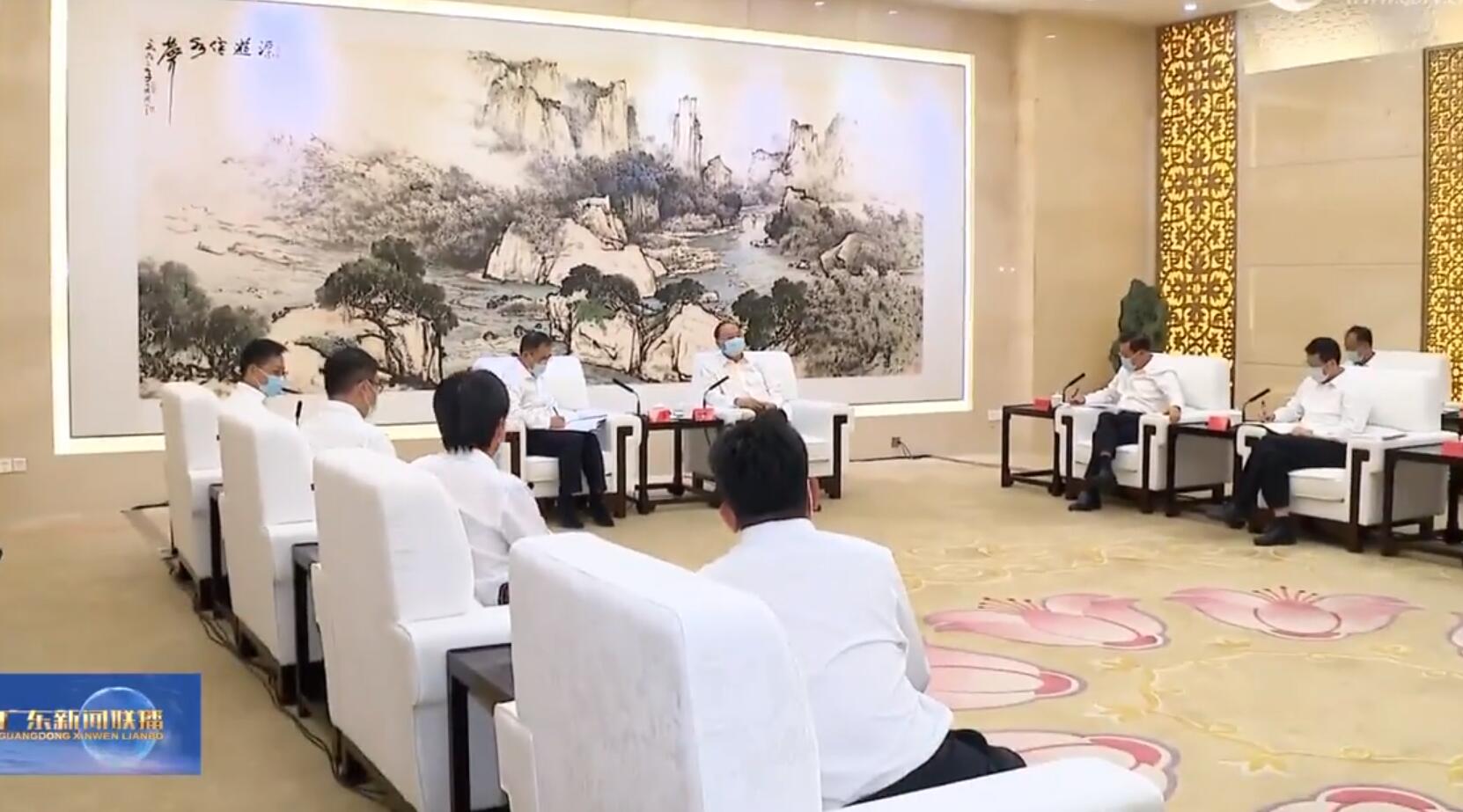 大唐集團(tuán)黨組書(shū)記、董事長(zhǎng)鄒磊拜會(huì)廣東省委書(shū)記黃坤明、省長(zhǎng)王偉中