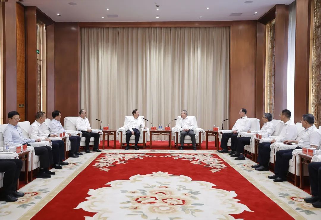 國家電網(wǎng)董事長辛保安與湖南省委書記沈曉明、省長毛偉明會談