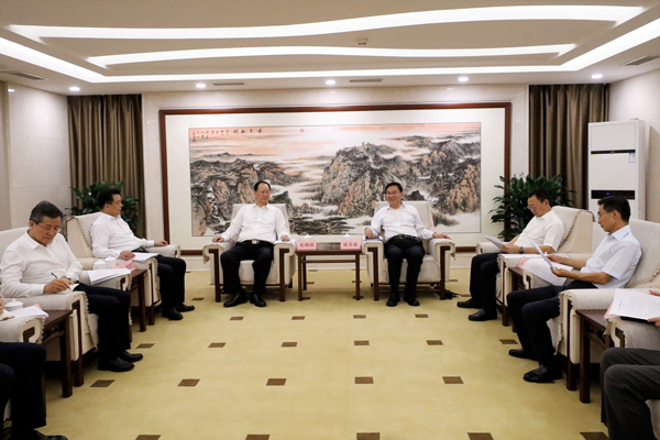 國務(wù)院國資委黨委書記、主任張玉卓會見湖南省委副書記、省長毛偉明