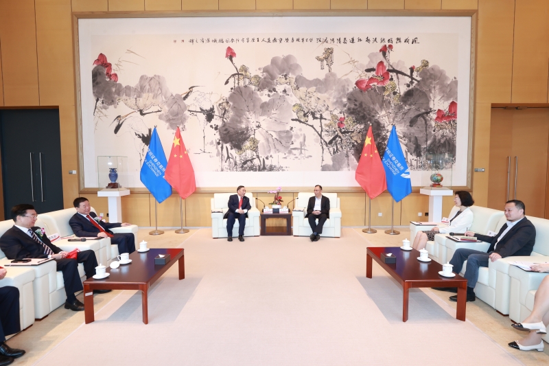 中國(guó)能建黨委書記、董事長(zhǎng)宋海良會(huì)見深交所理事長(zhǎng)陳華平、總經(jīng)理沙雁