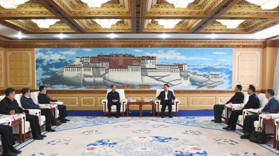 中國電建黨委書記、董事長丁焰章拜會西藏自治區(qū)黨委書記王君正、自治區(qū)主席嚴(yán)金海