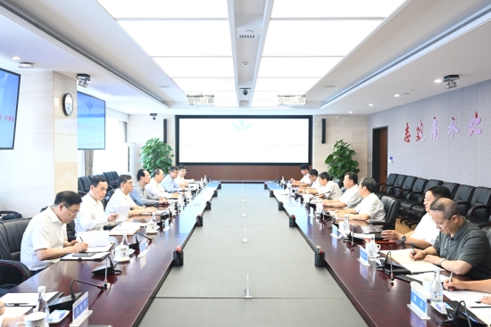 中國電建黨委書記、董事長丁焰章與中國南水北調(diào)集團(tuán)黨組書記、董事長蔣旭光會談