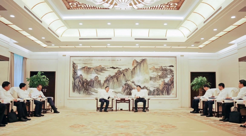 中國能建黨委書記、董事長宋海良拜會陜西省省長趙剛