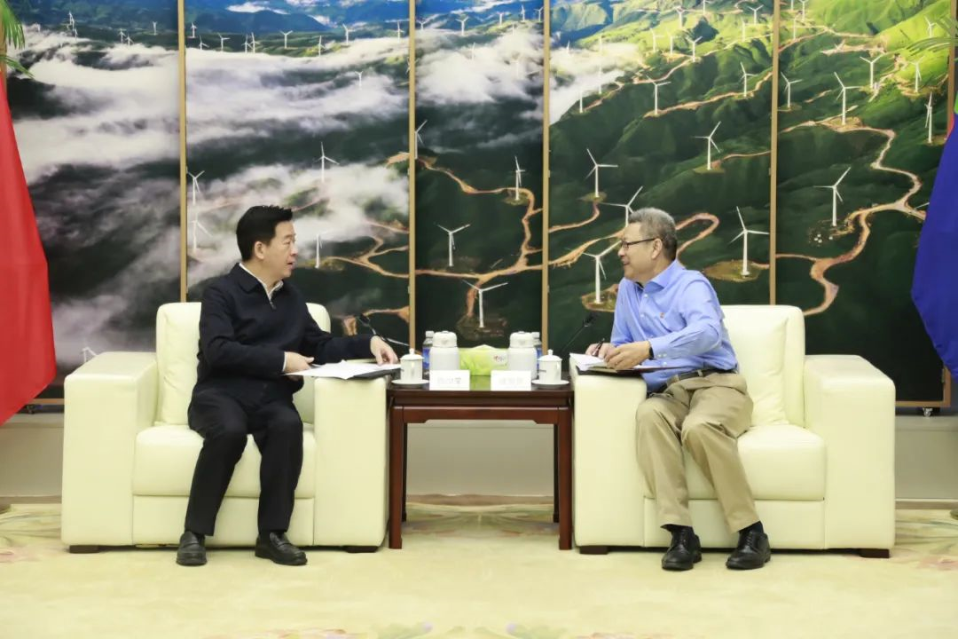 國(guó)家電投黨組書記、董事長(zhǎng)錢智民會(huì)見(jiàn)廣東省韶關(guān)市委書記陳少榮