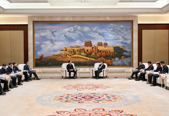 中國電建黨委書記、董事長丁焰章拜會(huì)甘肅省委副書記、省長任振鶴