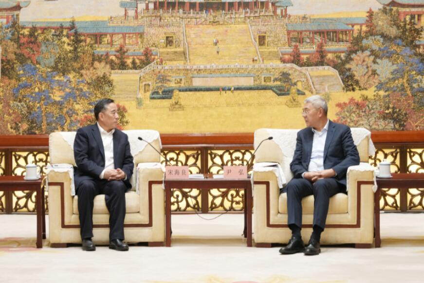 宋海良拜會江西省委書記尹弘、省長葉建春并見證簽署戰(zhàn)略合作協(xié)議