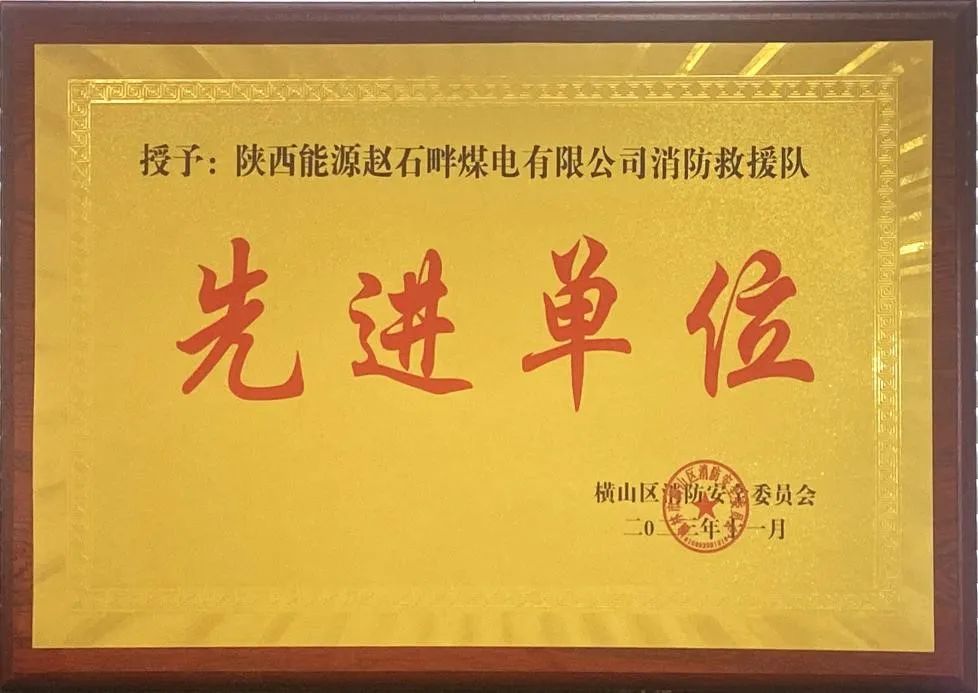 優(yōu)秀！再續(xù)輝煌！陜投集團(tuán)趙石畔煤電消防工作又獲表彰