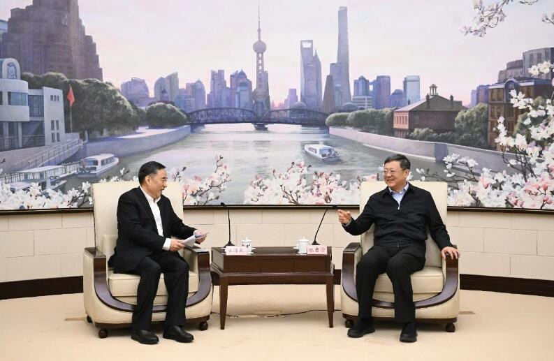 中國能建黨委書記、董事長宋海良拜會(huì)上海市委書記陳吉寧、市長龔正