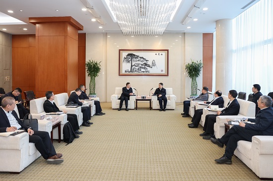 溫樞剛鄧建玲會見中廣核集團董事長楊長利、總經理高立剛