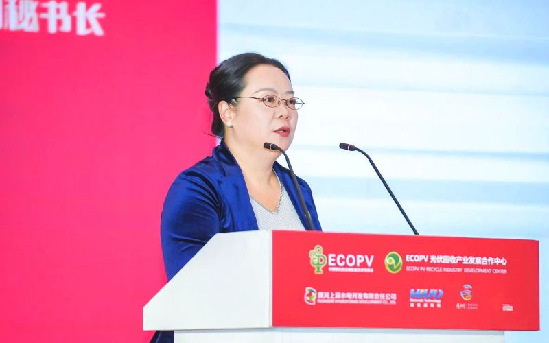 中國綠色供應(yīng)鏈聯(lián)盟呂芳：光伏回收高峰在即，責任主體有待明確