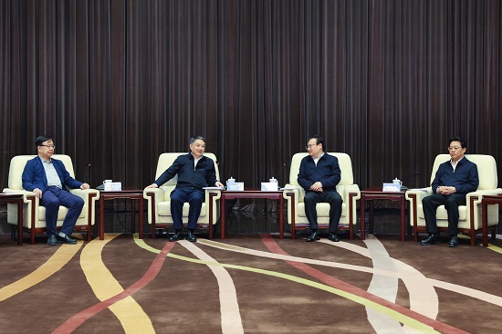 華能集團董事長溫樞剛、總經(jīng)理鄧建玲會見寧夏回族自治區(qū)黨委書記梁言順主席張雨浦