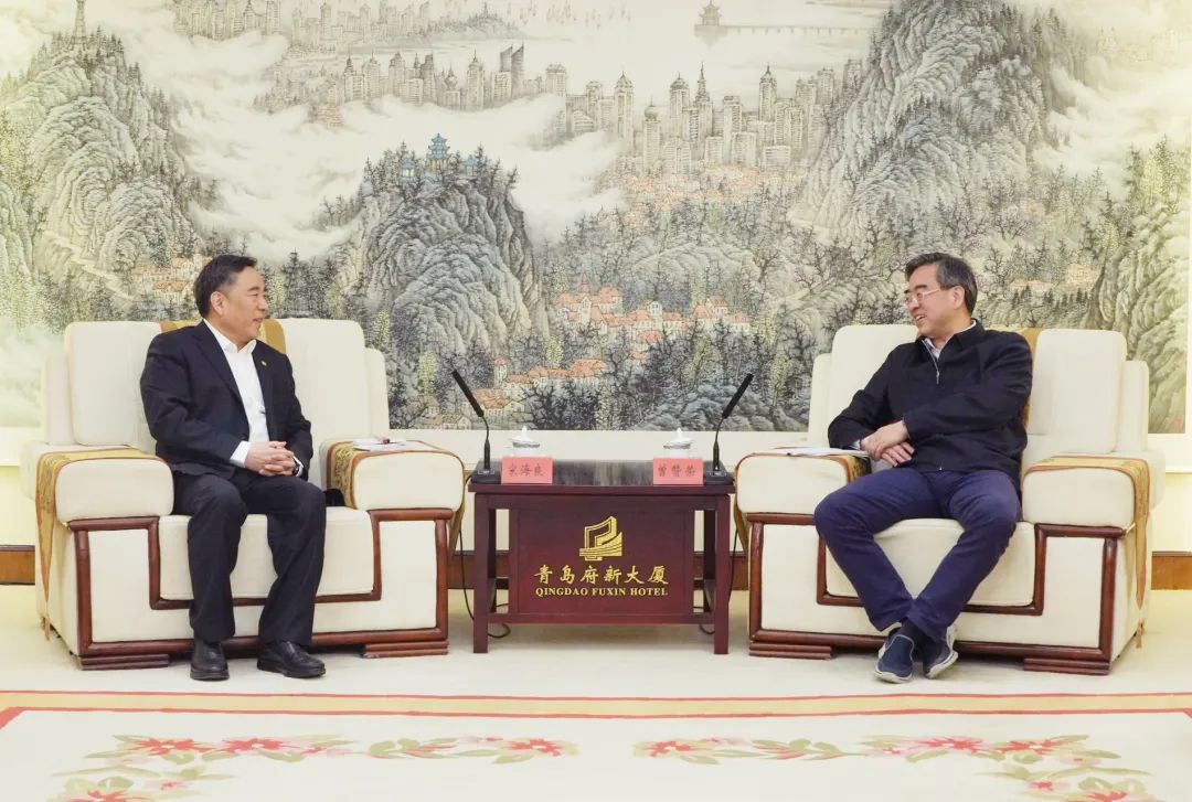 中國能建黨委書記、董事長宋海良拜會山東省委常委、青島市委書記曾贊榮
