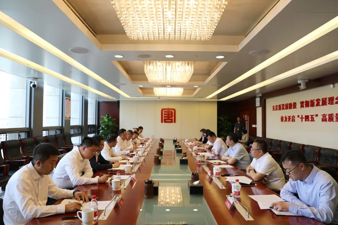 中建一局黨委書記、董事長(zhǎng)吳愛(ài)國(guó)拜會(huì)大唐國(guó)際黨委書記、董事長(zhǎng)王順啟