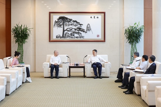 華能集團(tuán)黨組書記、董事長溫樞剛會見?？谑惺虚L丁暉