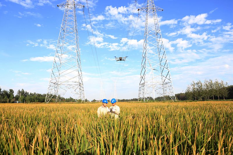 國網(wǎng)江蘇電力睢寧縣供電公司:無人機(jī)巡檢 筑牢電網(wǎng)安全