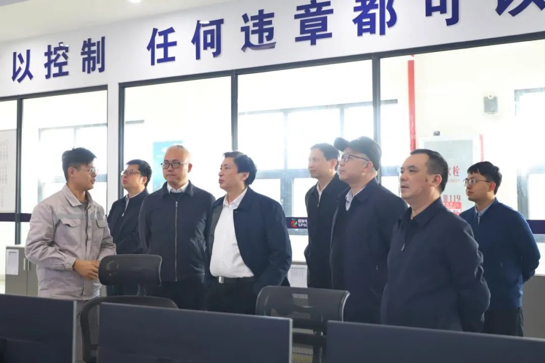 中國工程院院士謝和平調(diào)研前詹風(fēng)電、前詹港電