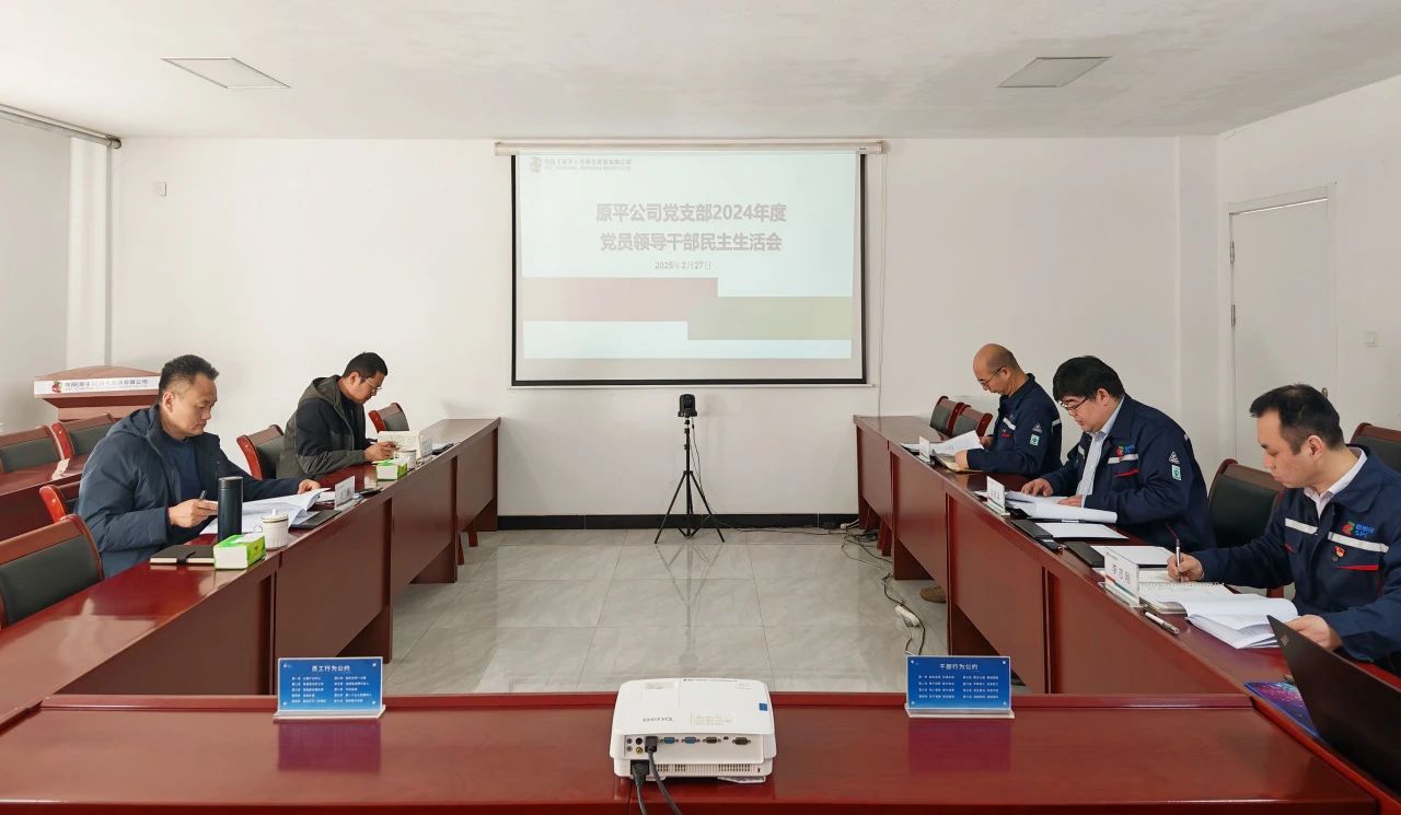 國(guó)家電投山西公司所屬單位召開(kāi)2024年度黨員領(lǐng)導(dǎo)干部民主生活會(huì)