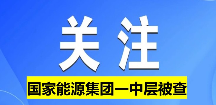 國家能源集團一中層被查！