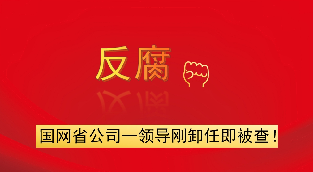 國網(wǎng)省公司一領(lǐng)導(dǎo)剛卸任即被查！